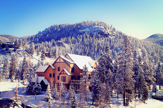 Houses in Keystone, CO, located in the Arapaho National Forest