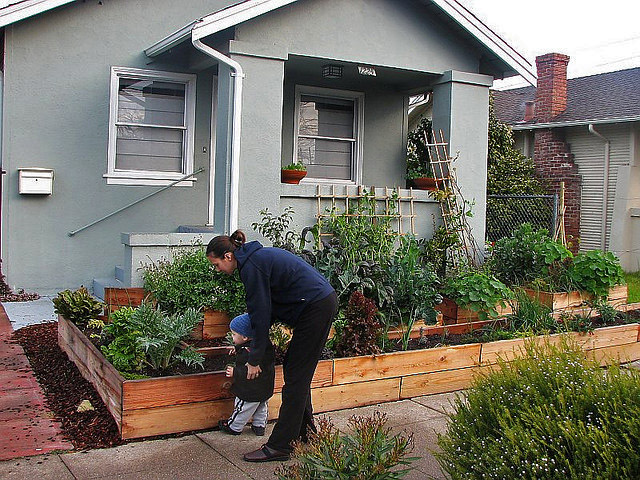 Front yards, minus the grass — Per Square Mile
