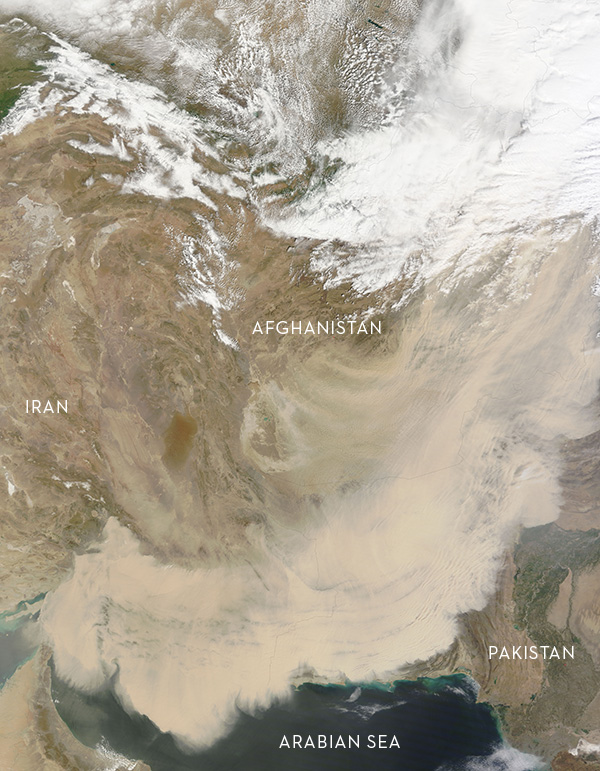 Middle East dust storm, March-2012